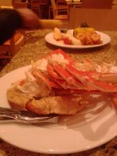 plate of crab legs